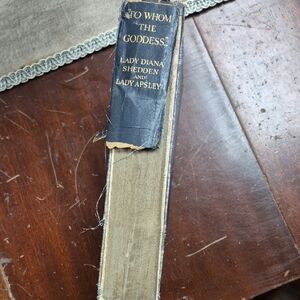 To Whom The Goddess Rare 1932 Sidesaddle Book